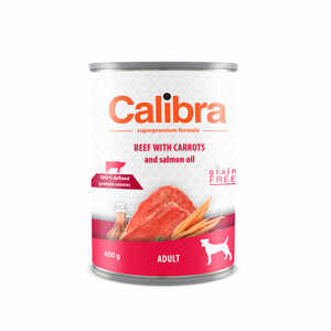Calibra Dog Adult Vita cu Morcovi 400 g