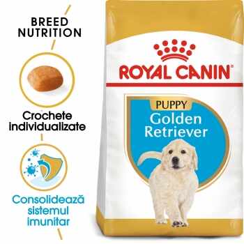 Royal Canin Golden Retriever Puppy, pachet economic hrană uscată câini junior, 12kg x 2