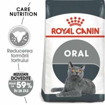 Royal Canin Oral Care Adult, pachet economic hrană uscată pisici, reducerea formării tartrului, 1.5kg x 2