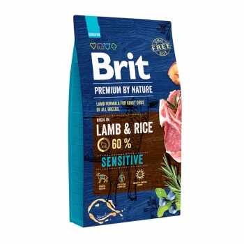 BRIT Premium By Nature Sensitive, Miel, pachet economic hrană uscată câini, sensibilitați digestive, 8kg x 2
