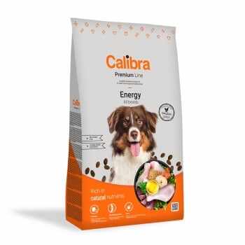 CALIBRA Premium Line Energy, Pui, pachet economic hrană uscată câini, 12kg x 2