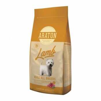Pachet 2 x Araton Dog Adult Lamb&Rice 15 kg