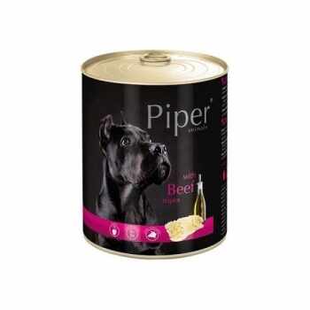 Pachet Piper Adult Dog cu Burta de Vita, 6x800 g