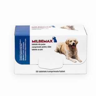 Comprimat antiparazitar pentru caini, Milbemax Dog pentru câini de 5kg +