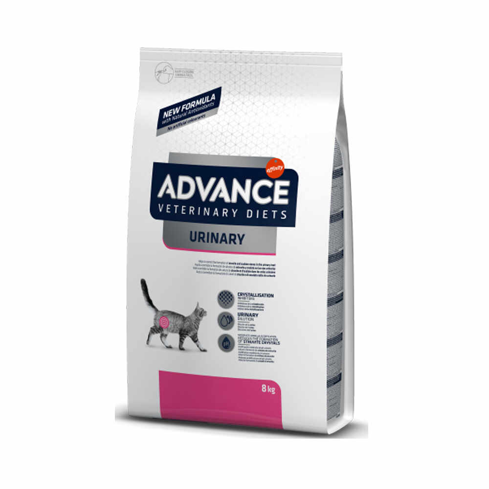 Hrana pentru pisici cu probleme ale tractului urinar - Advance Urinary Cat 8 Kg