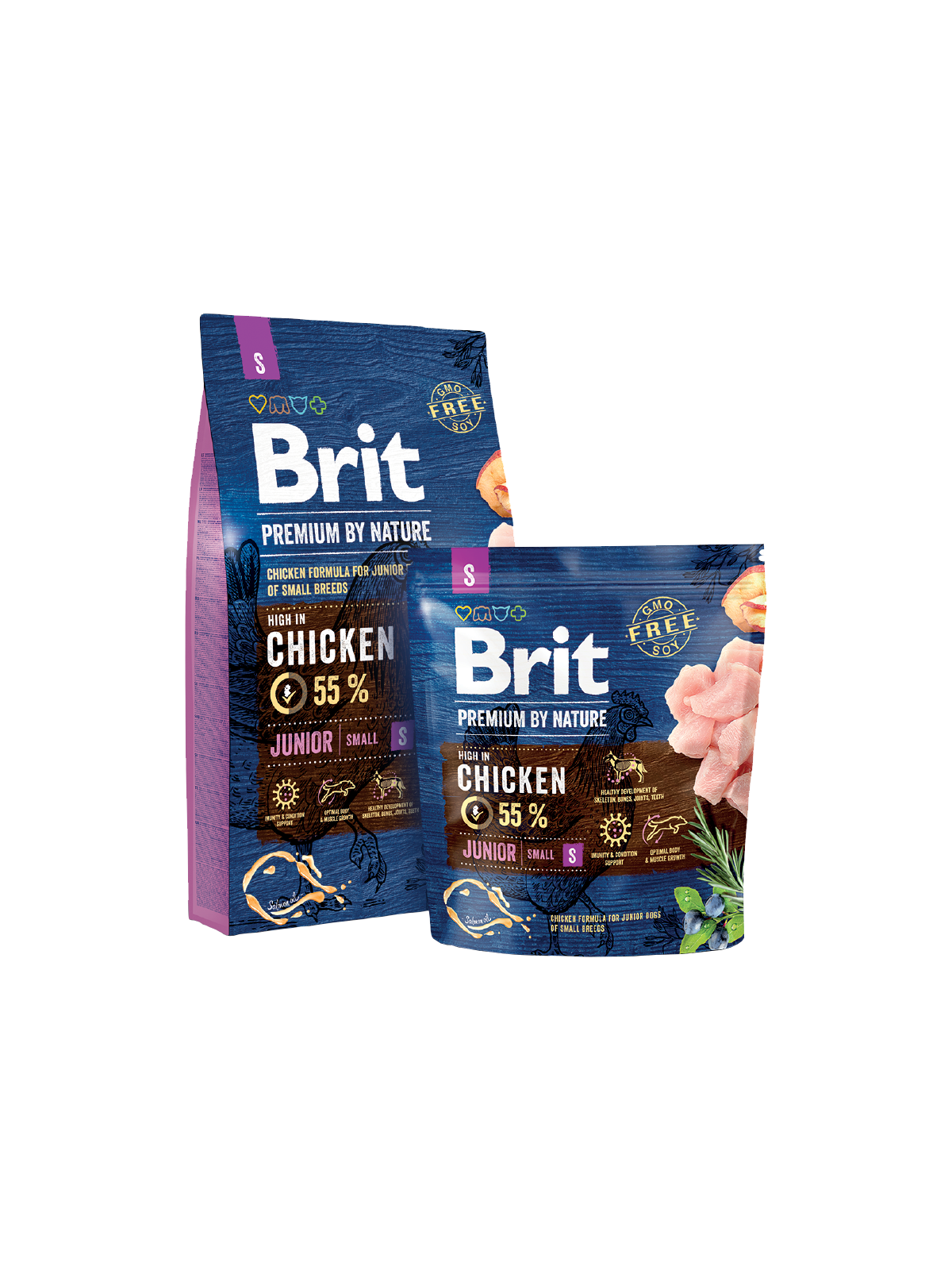 Hrană uscată câini adulți de talie mică, Brit Premium by Nature S 1 kg
