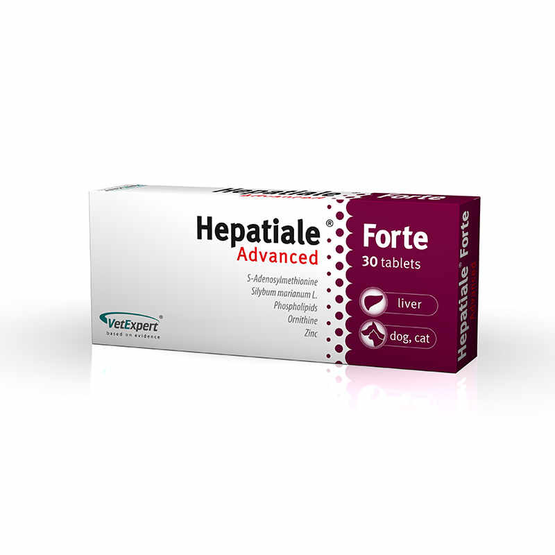 Supliment nutritiv pentru câini și pisici, Hepatiale Forte Advanced 30 tablete