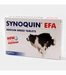 Supliment nutritiv Synoquin EFA pentru caini de talie medie x 30 tablete