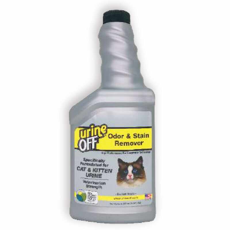 Urine Off Veterinary Odor & Stain Remover Cat & Kitten, 500 ml