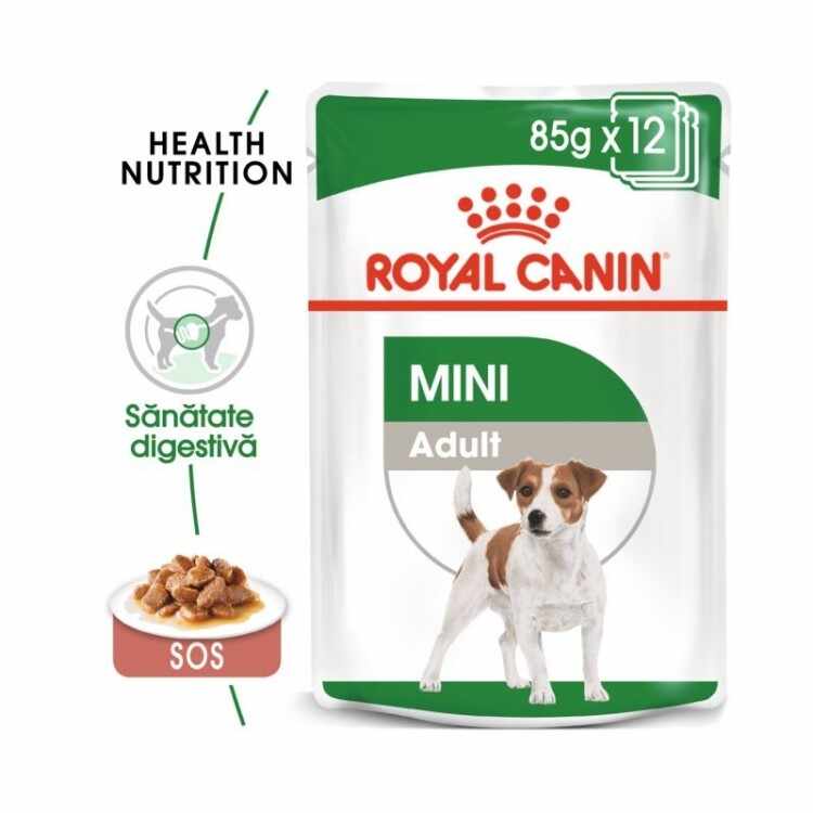 Hrana umeda Royal Canin Mini Adult Plicuri 12x85g