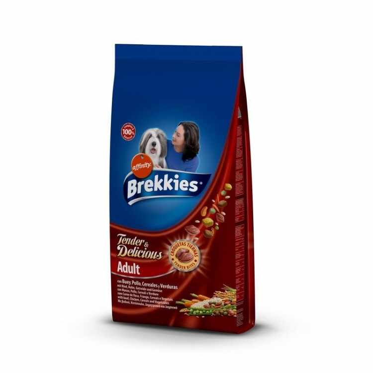 Hrana uscata caini Brekkies Dog Delicious Vita 12 kg
