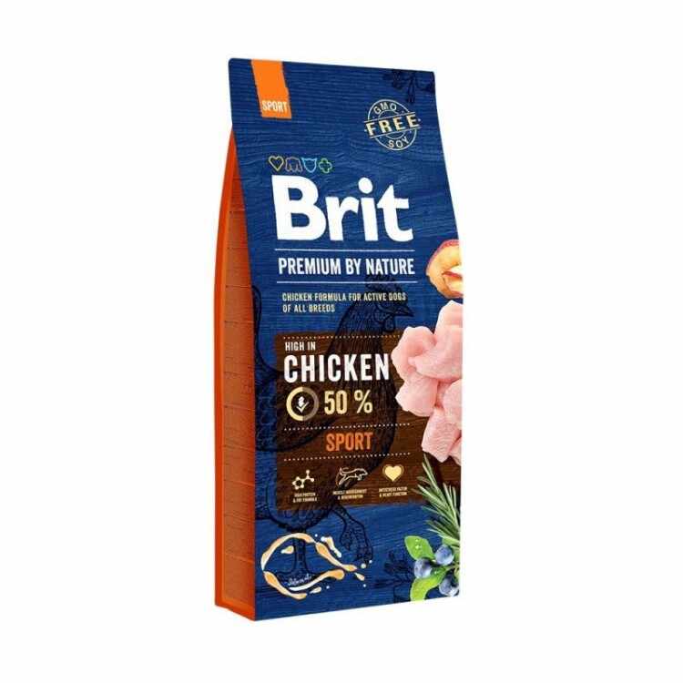 Hrană uscată câini, Brit Premium by Nature Sport 15kg