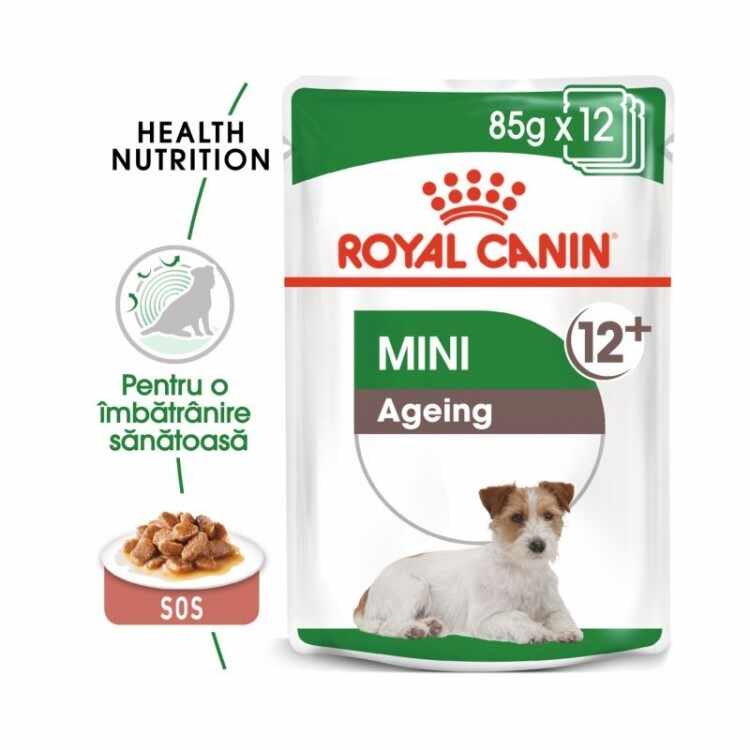 Hrana uscata Royal Canin Mini Ageing Plicuri 12x85g