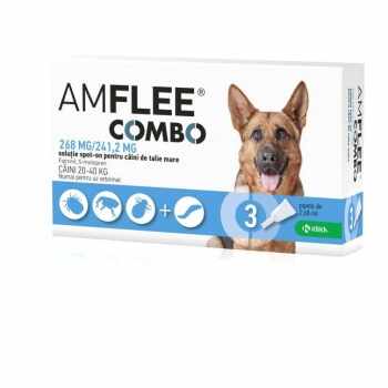 Pipetă antiparazitară Amflee Combo Dog L 20-40kg