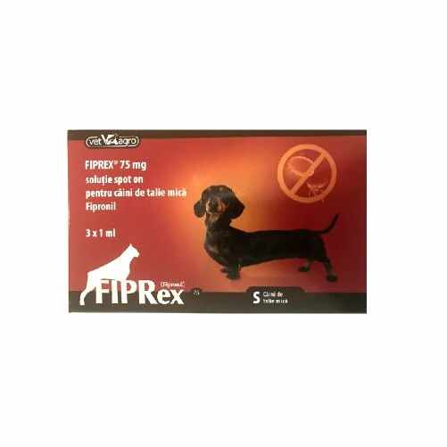 Pipeta antiparazitara Fiprex Dog 75 S (2-10kg)