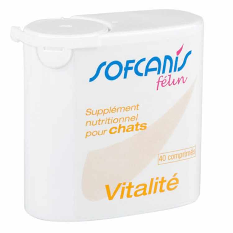 Supliment alimentar Sofcanis Feline Vitalite 40 comprimate