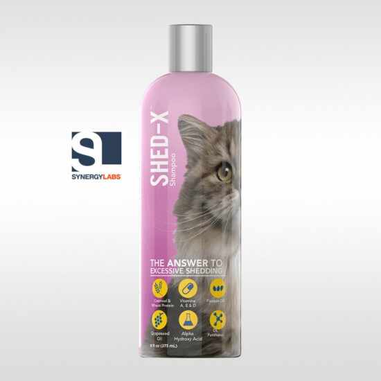 Șampon Antinăpârlire pentru pisici Shed Ex SYNERGY LABS - 237ml