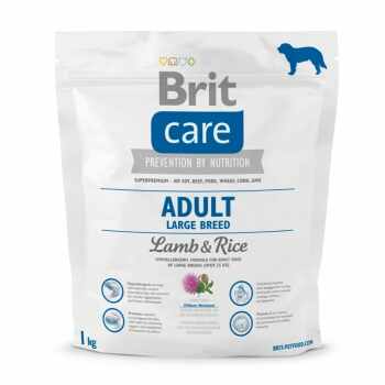 BRIT Care Adult Large Breed, L-XL, Miel cu Orez, hrană uscată câini, 1kg