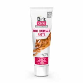BRIT Care Paste Anti Hairball with Taurine, recompense funcționale pisici, prevenirea ghemurilor de blană, pastă, 100g