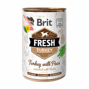 Brit Fresh Turkey with Peas 400 g