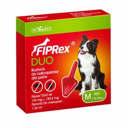 Pipeta antiparazitara Fiprex Duo Dog M (10-20kg)