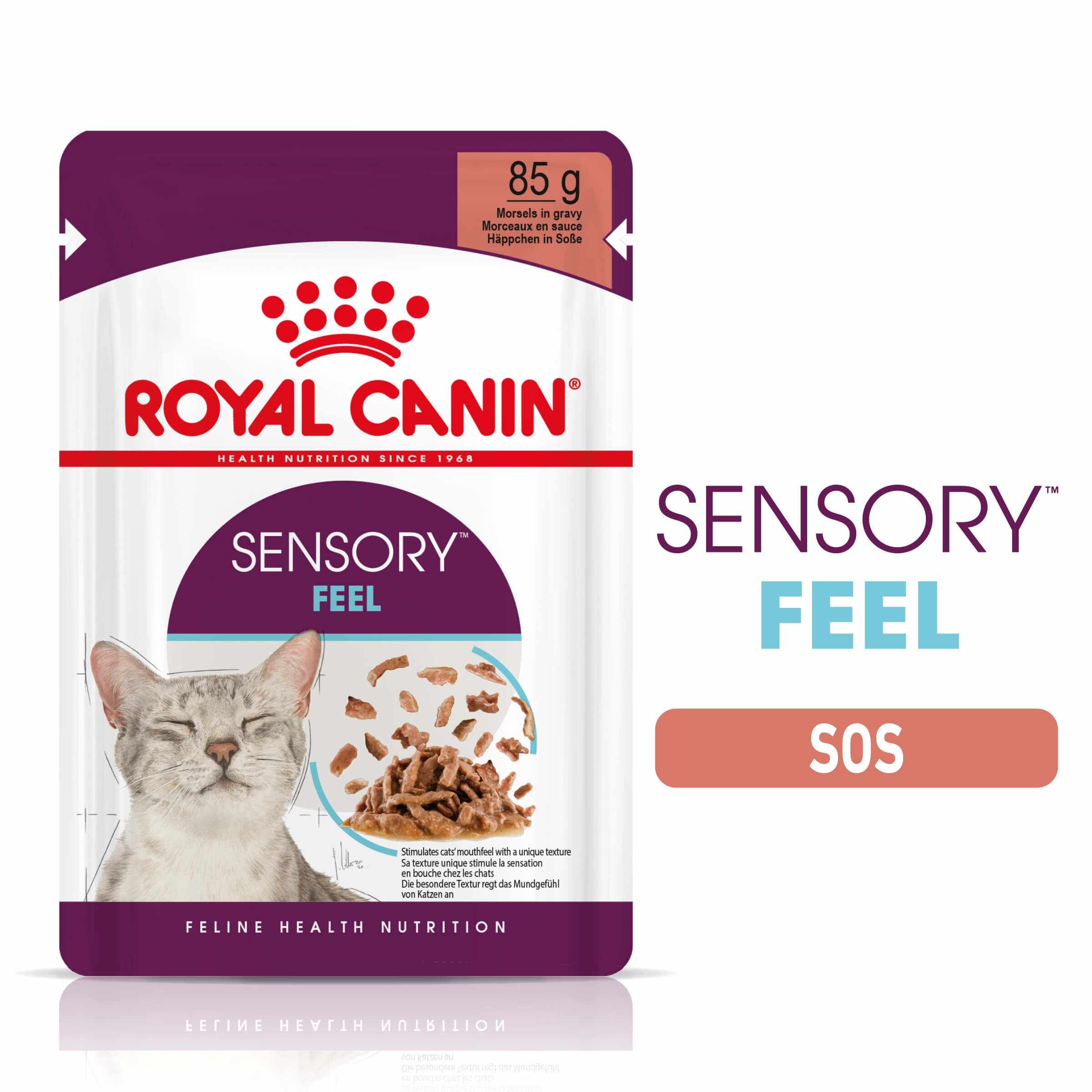 Royal Canin Sensory Feel, hrana umeda pisica (in sos), 12x85 g