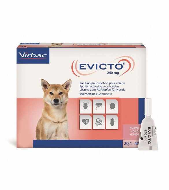 Evicto 240 mg pentru câini de 20.1 - 40.0 kg
