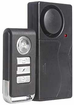 Alarma anti furt v2 pentru biciclete, mtociclete si casa, sensor de vibratii, impermeabila, cu telecomanda, Aexya, Negru