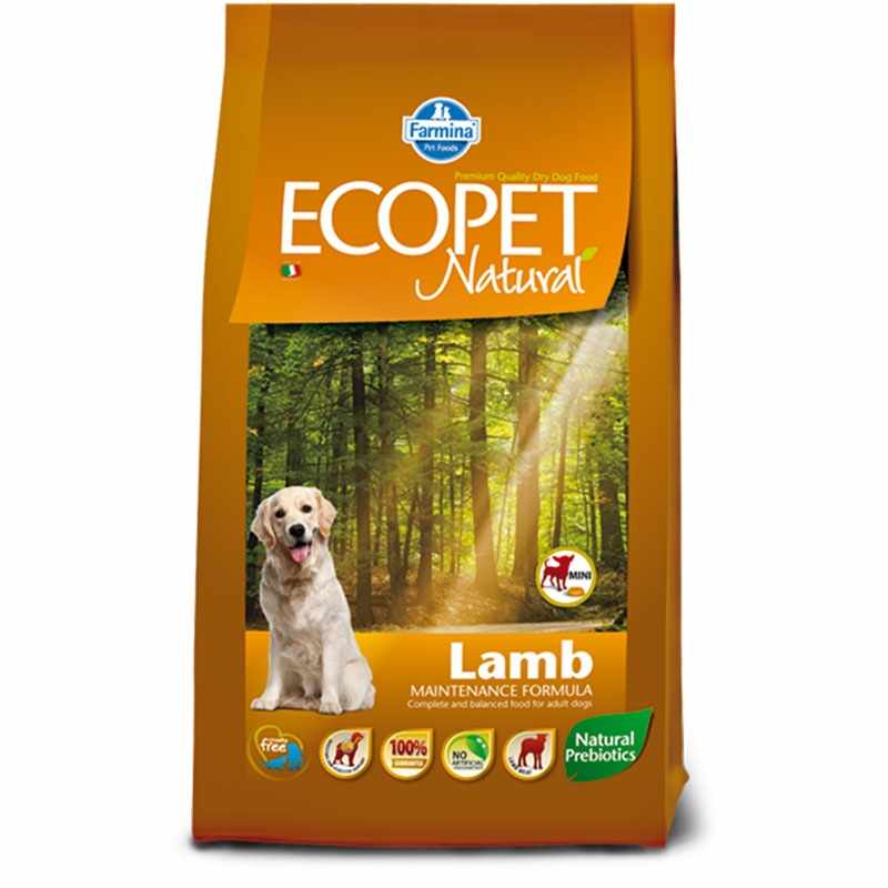 Ecopet Natural Dog Adult Mini Miel si Orez 2.5 Kg