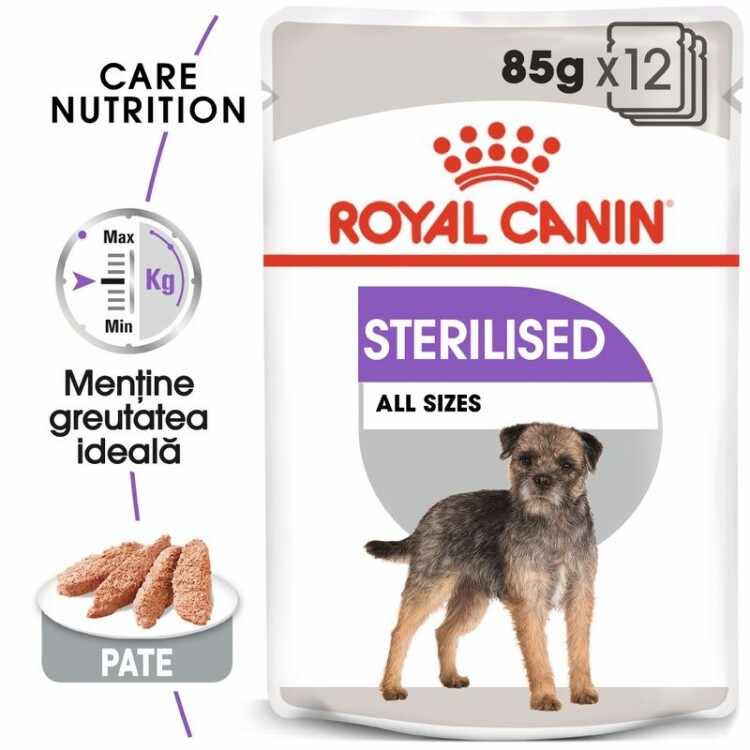 Hrana umeda Royal Canin CCN Sterilised Loaf Plicuri 12x85g
