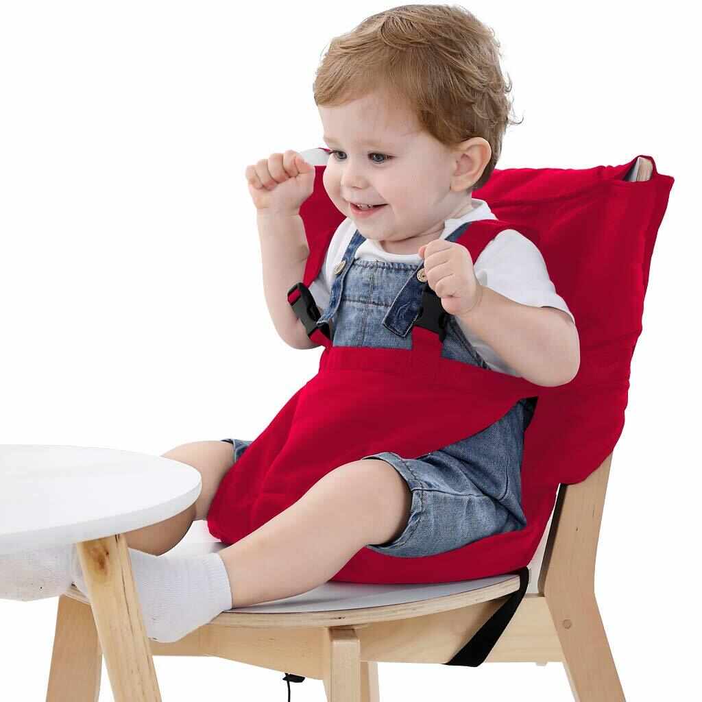 Suport portabil de siguranta, atasabil la scaun, pentru copii, Aexya, rosu