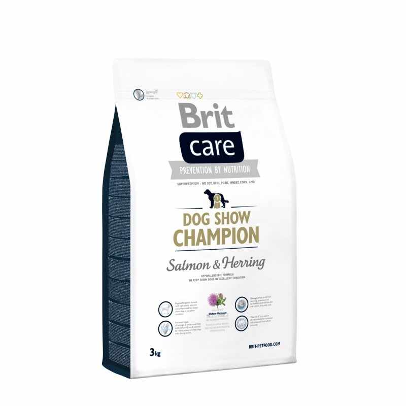 Brit Care Dog Show Champion Somon si Hering, 3 kg