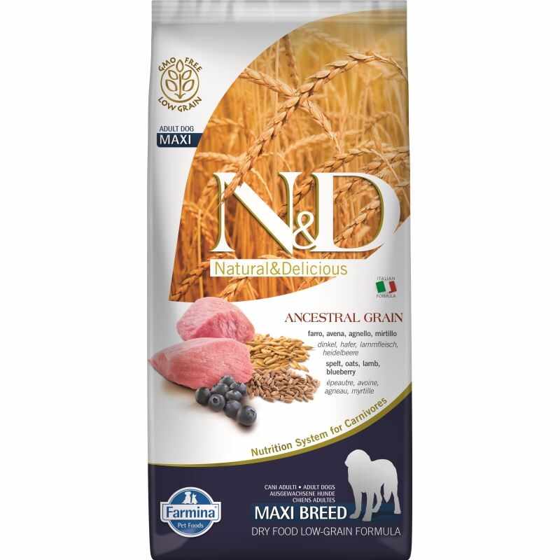N&D Dog Lg Lamb & Blueberry Adult Maxi 12 Kg