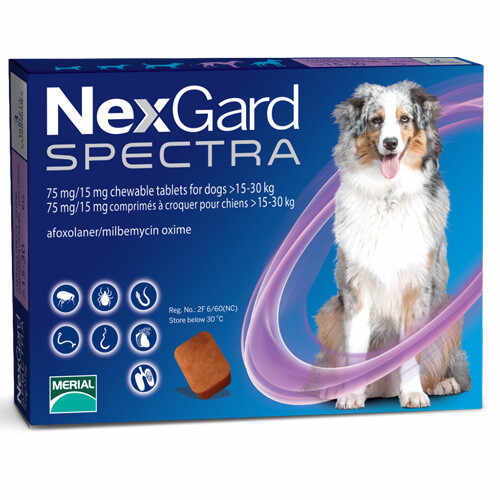 Nexgard Spectra L comprimat caini 15-30kg