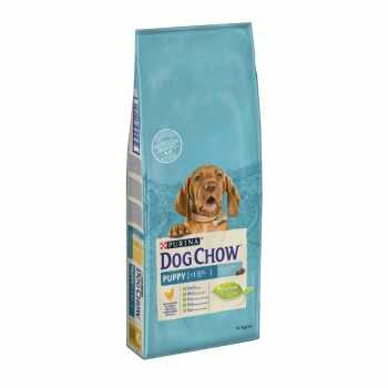 PURINA Dog Chow Puppy M, Pui, pachet economic hrană uscată câini junior, 14kg x 2