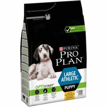 PURINA Pro Plan Athletic Puppy L, Pui, hrană uscată câini junior, constituție atletică, 3kg