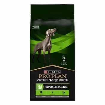 PURINA Pro Plan Veterinary Diets Hypoallergenic, dietă veterinară câini, hrană uscată, afecțiuni digestive și dermatologice, 11kg