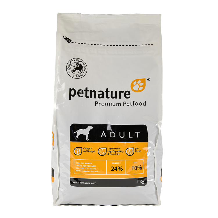 Petnature Adult, hrana uscata premium, 3 kg