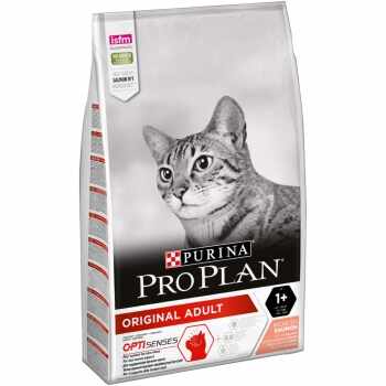 PURINA Pro Plan Original OptiSenses Adult, Somon, pachet economic hrană uscată pisici, 10kg x 2
