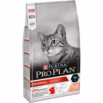 PURINA Pro Plan Original OptiSenses Adult, Somon, pachet economic hrană uscată pisici, 1.5kg x 2