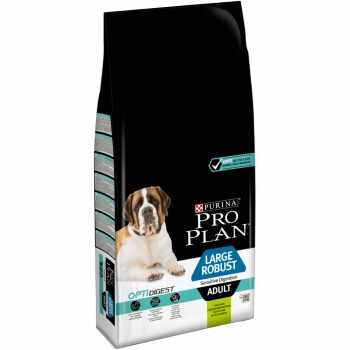 PURINA Pro Plan Robust Adult L Sensitive Digestion, Miel, pachet economic hrană uscată câini, sensibilități digestive, 14kg x 2