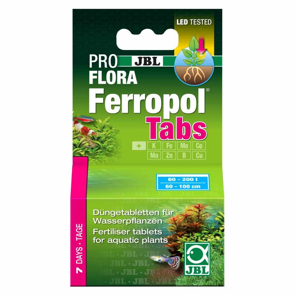 Fertilizant pastile JBL Pro Flora Ferrotabs 30 tabl. Pentru 750 l