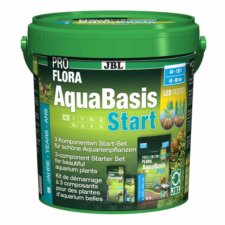 Fertilizant substrat JBL PROFLORA AquaBasis Start Set 3kg/50-100 l