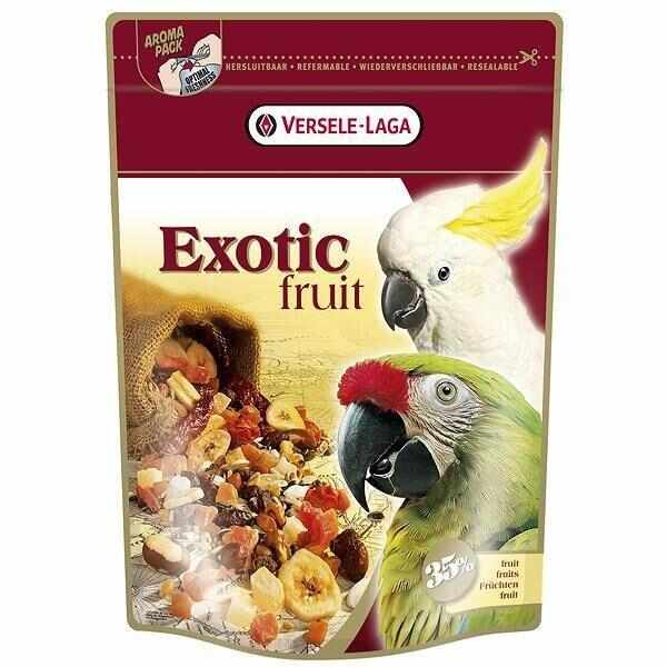 Hrana pentru papagali Versele - Laga Parrots Exotic Fruit Mix 600gr