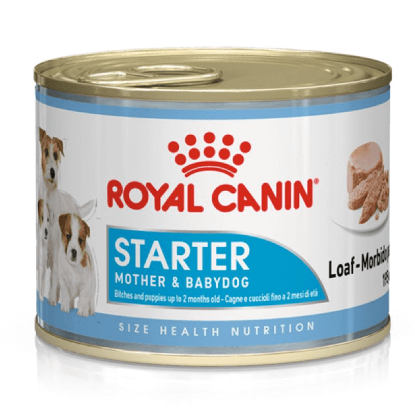 Hrana umeda pentru caini Royal Canin Starter Mousse Mother si Babydog 195g
