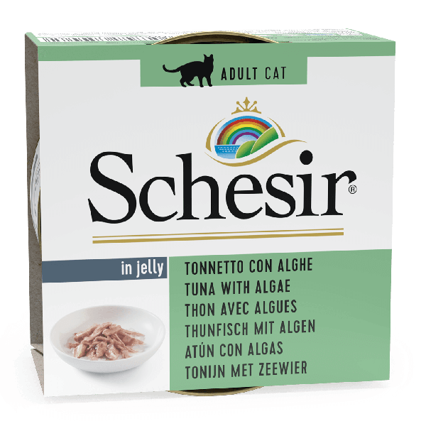 Hrana umeda pentru pisici Schesir Ton & Alge 85g