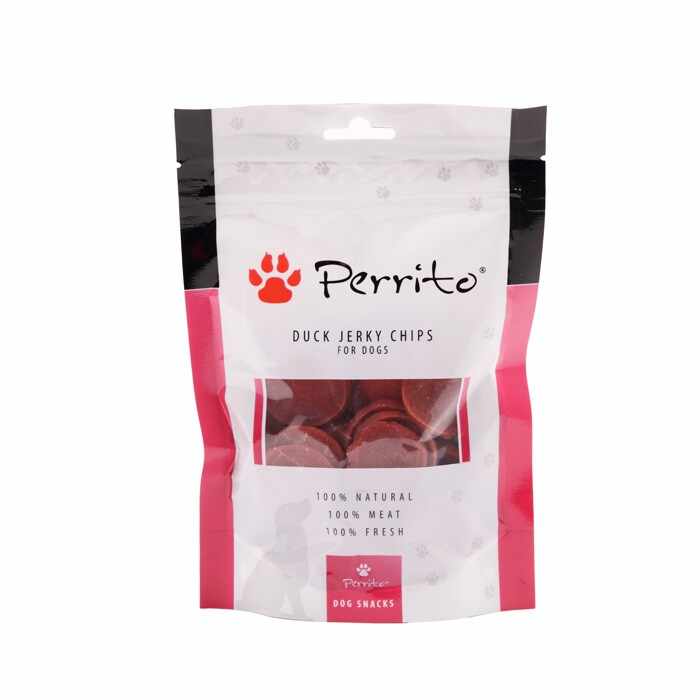 Recompensa Caini Perrito Dog Duck Jerky Chips 100 gr