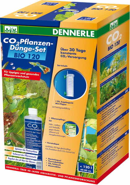 ​Fertilizant pentru plante Dennerle CO2 Set Bio 120