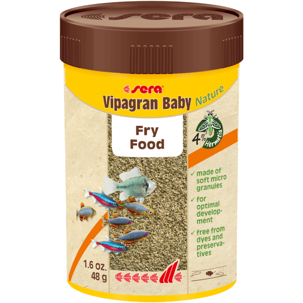 Hrana pentru pesti Sera Vipagran Baby 100 ml