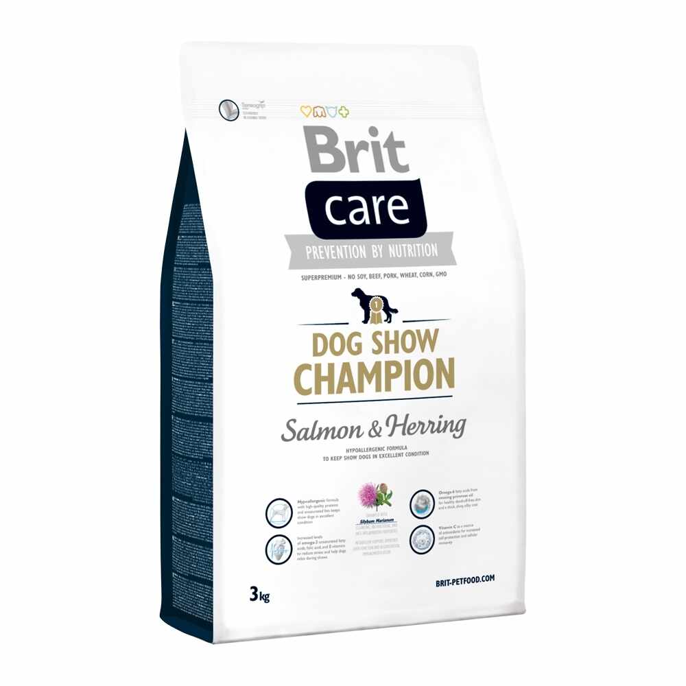 Hrana uscata pentru caini Brit Care Dog Show Champion 3 kg